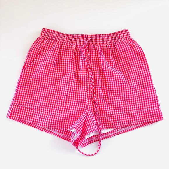 NWOT Princess Red Gingham Shorts - Picture 2 of 3